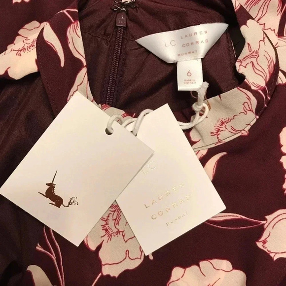 Lauren Conrad Runway NWT Midi Dress Dauphine - Picture 8 of 13